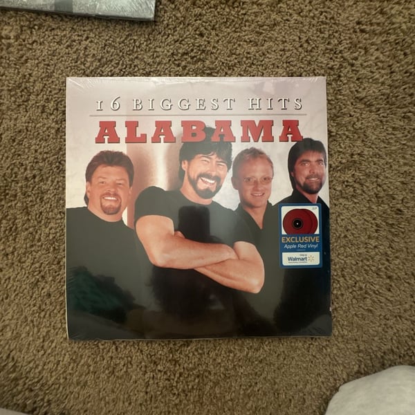 Alabama - 16 Biggest Hits (Walmart Exclusive Apple Red Vinyl 2LP)