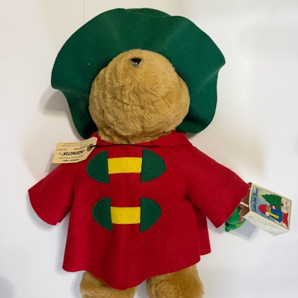 Vintage Paddington Bear Plush with Original Tags and Gift Box