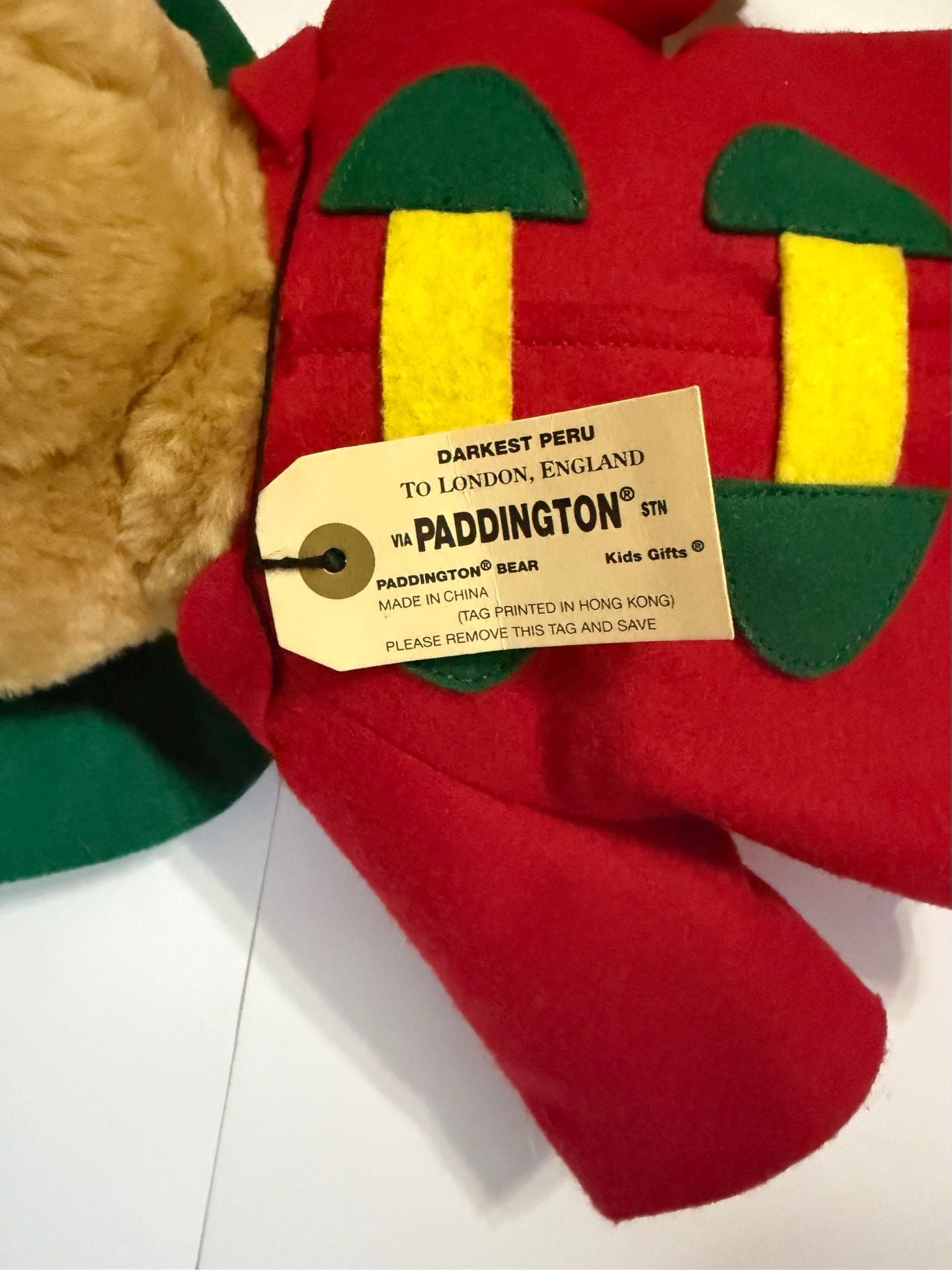 Vintage Paddington Bear Plush with Original Tags and Gift Box 3