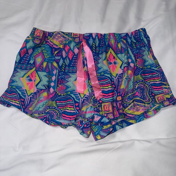 Simply Fabulous Geometric Print Lounge Shorts