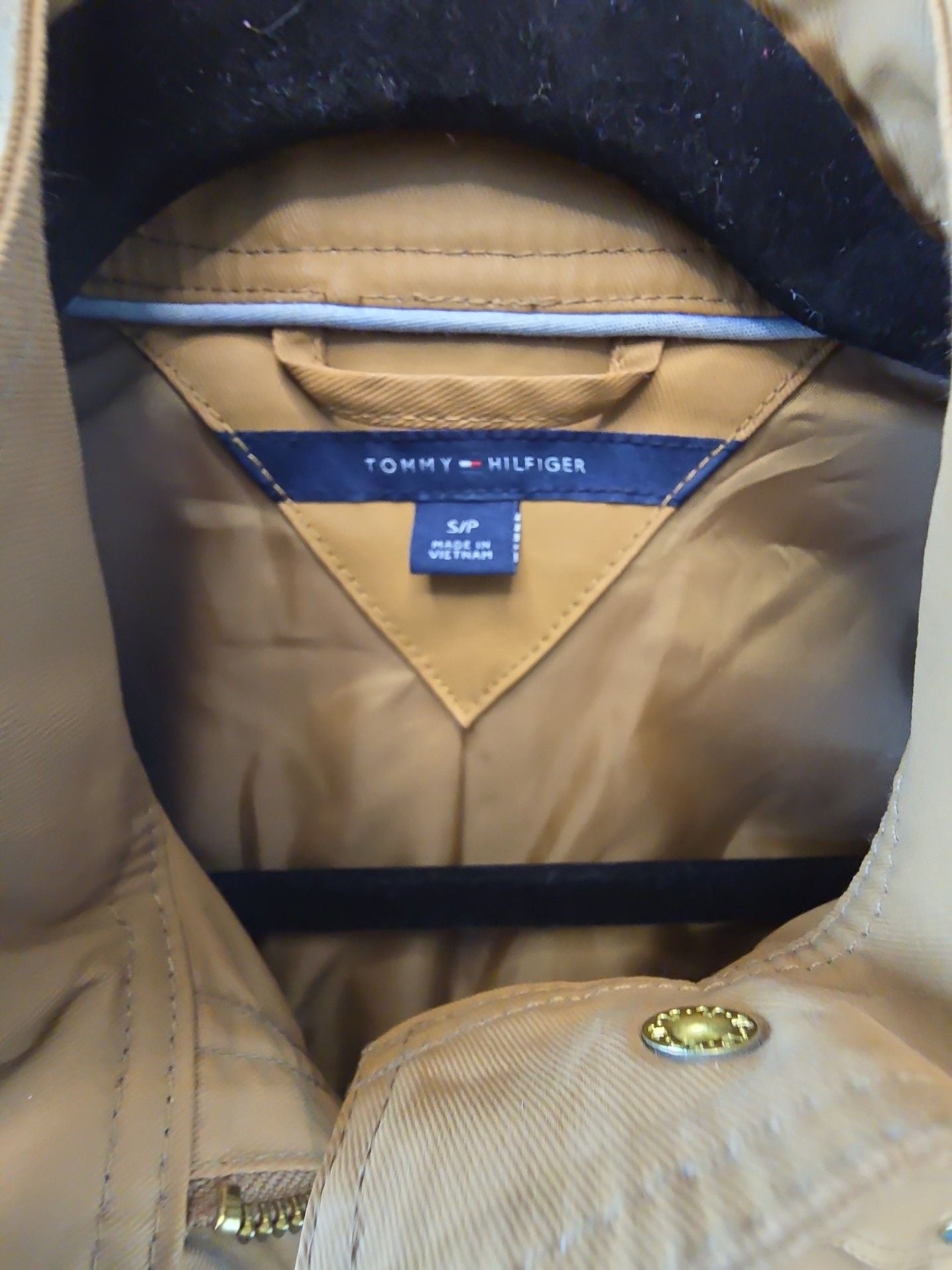 Tommy Hilfiger Women's Utility Field Jacket Tan Size S/P 3