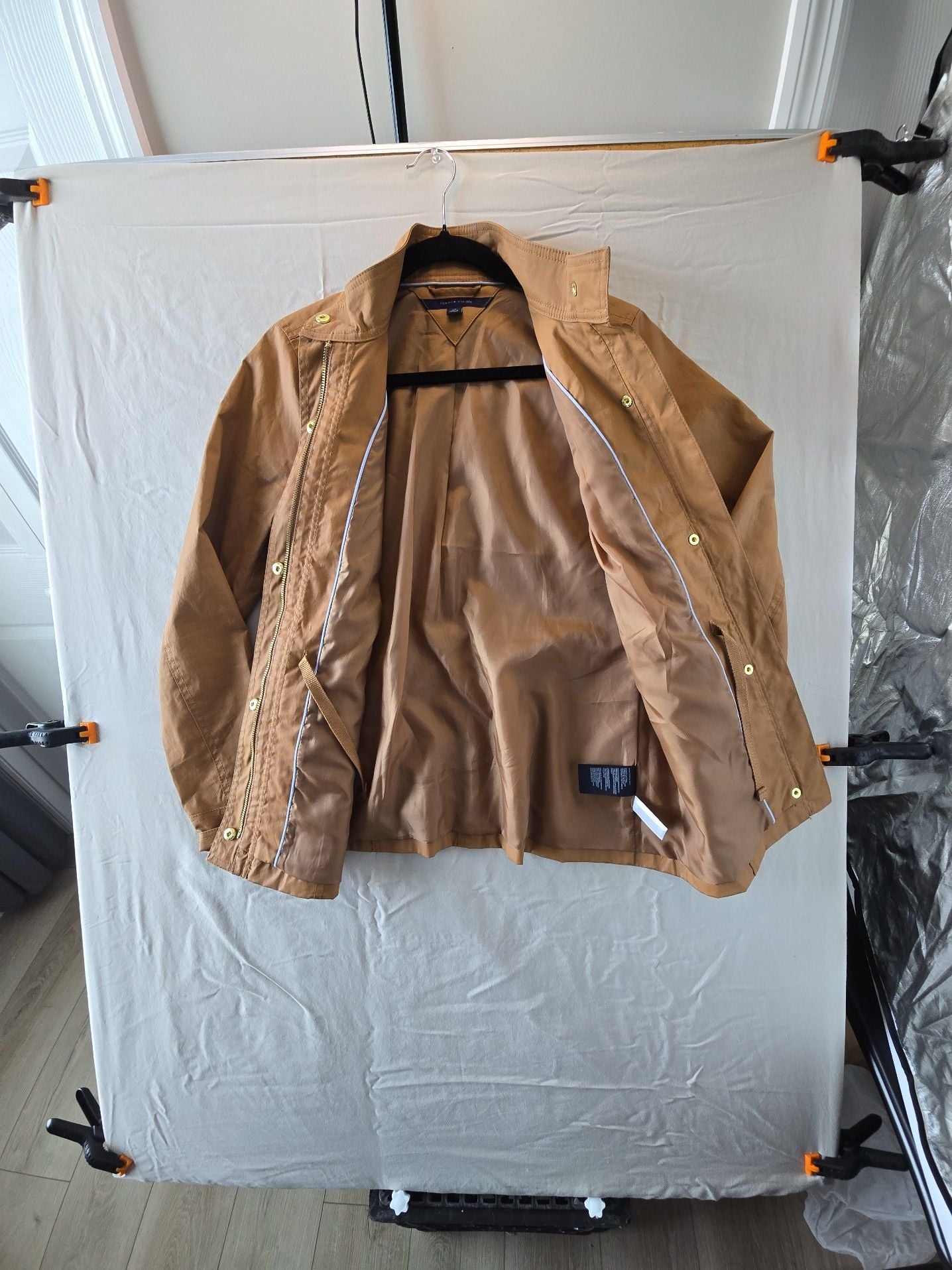 Tommy Hilfiger Women's Utility Field Jacket Tan Size S/P 7