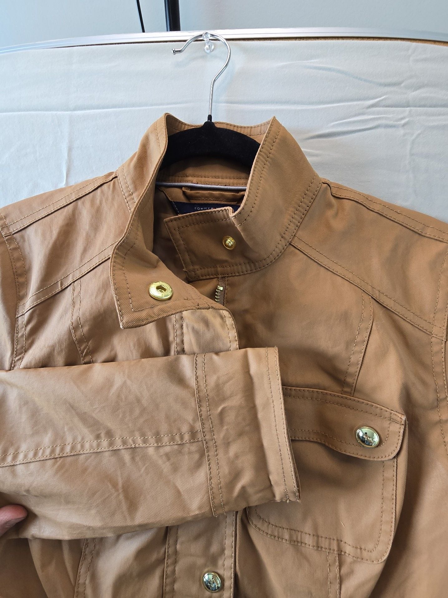 Tommy Hilfiger Women's Utility Field Jacket Tan Size S/P 11