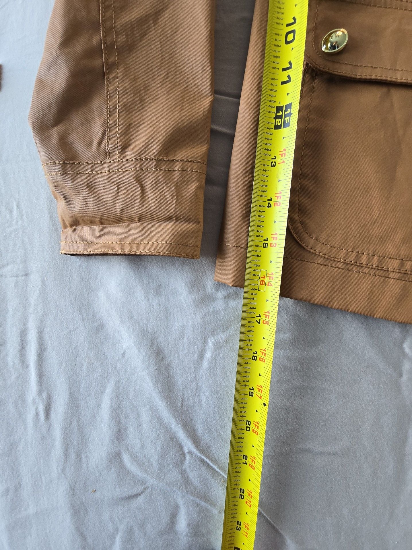 Tommy Hilfiger Women's Utility Field Jacket Tan Size S/P 12