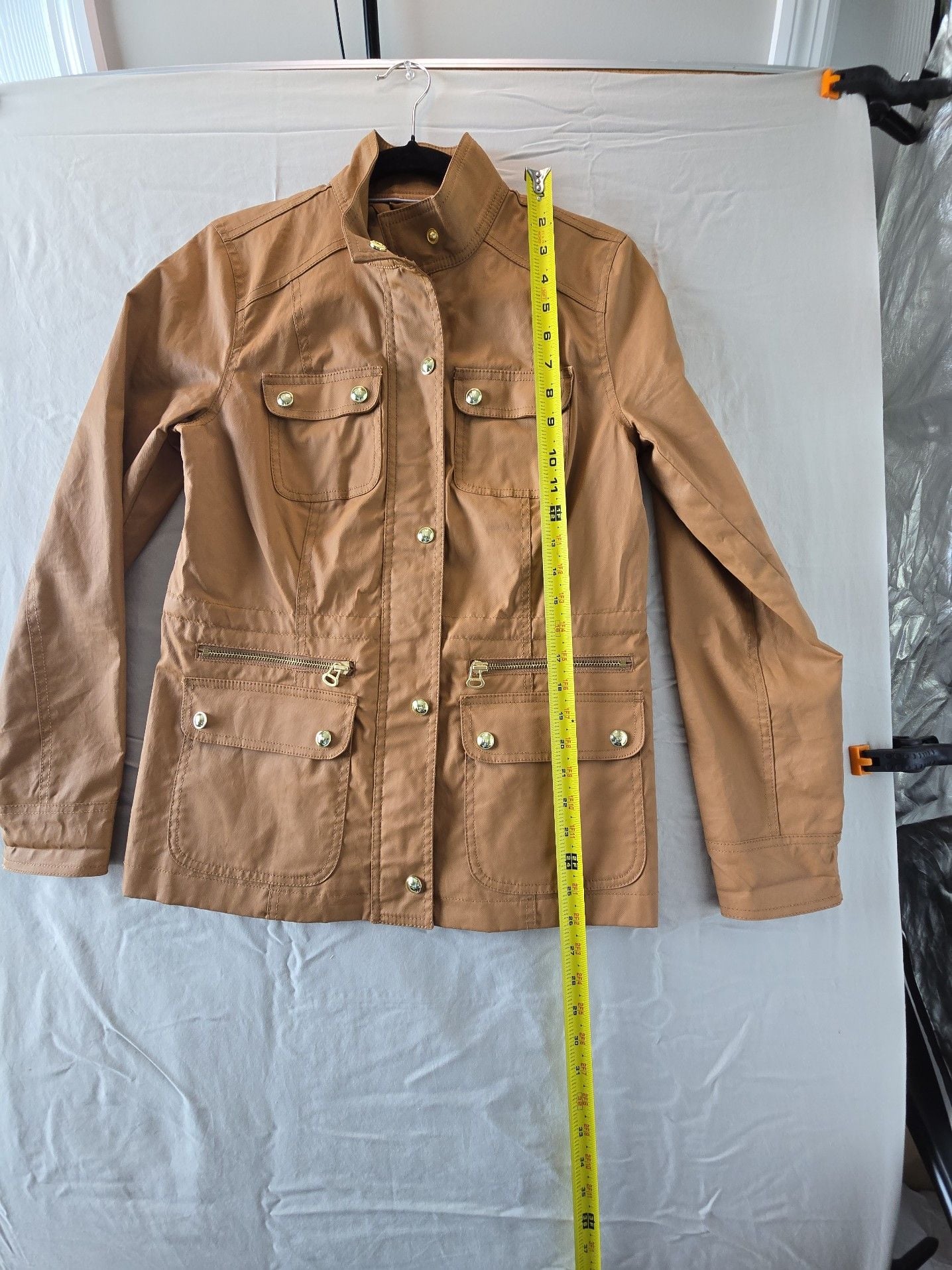 Tommy Hilfiger Women's Utility Field Jacket Tan Size S/P 14