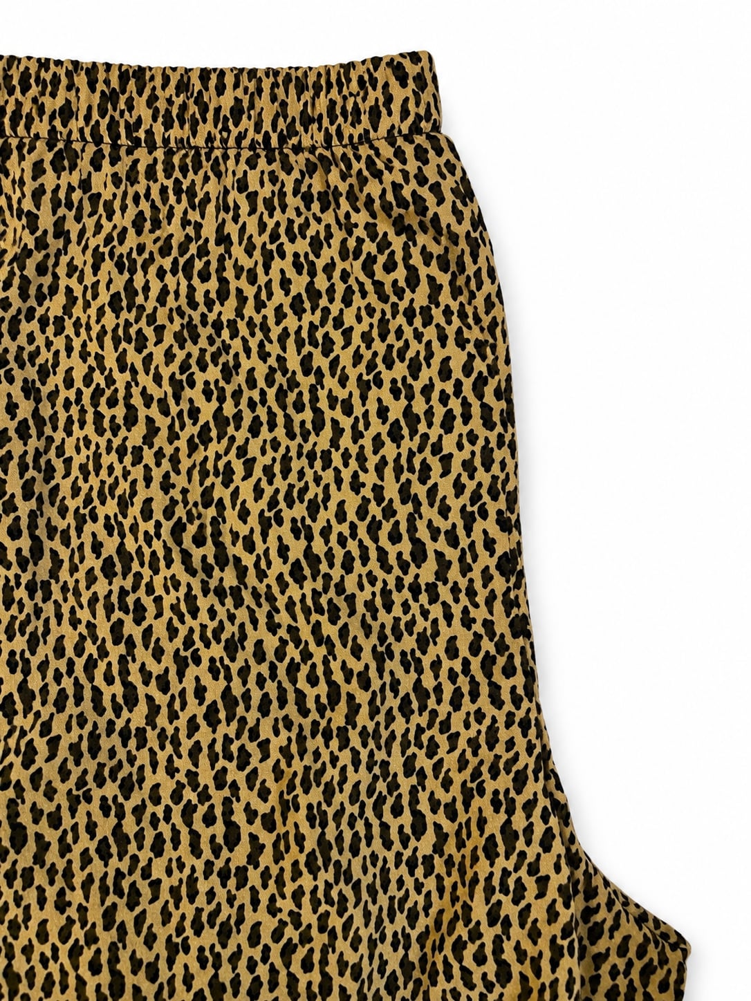 Briggs Petite Leopard Print Elastic Waist Pants Size S 3