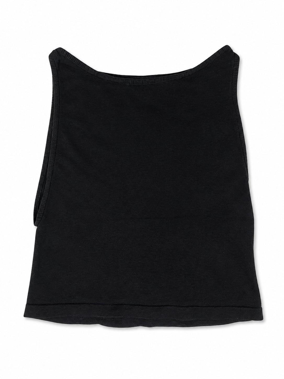 Intimately Free People Black Seamless Crop Tank Top Size XS/S 2