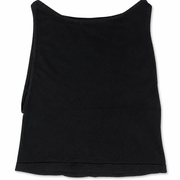 Intimately Free People Black Seamless Crop Tank Top Size XS/S
