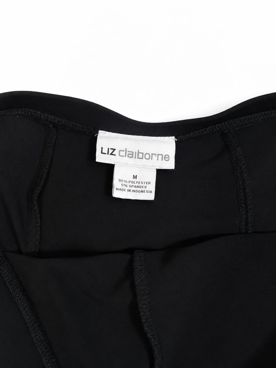 Liz Claiborne Black A-Line Skirt Size M 4