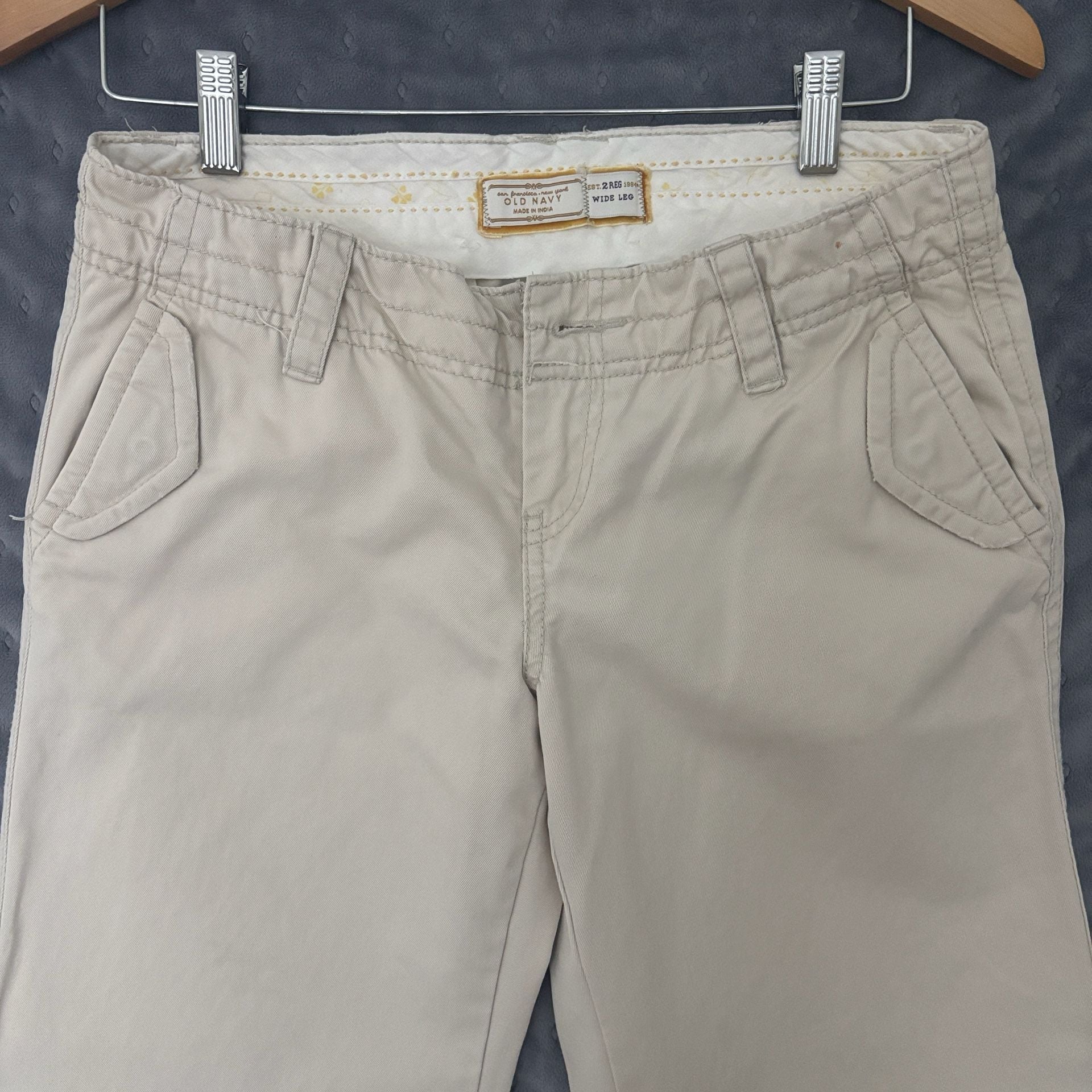 Old Navy Wide Leg Pants Size 2 Regular 6