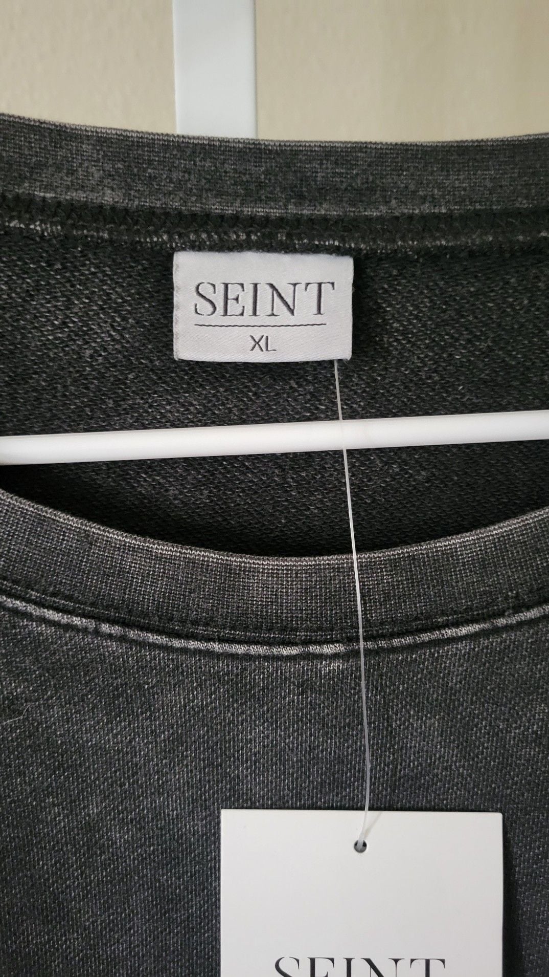 SEINT Mineral Wash Graphic Sweatshirt Size XL 3