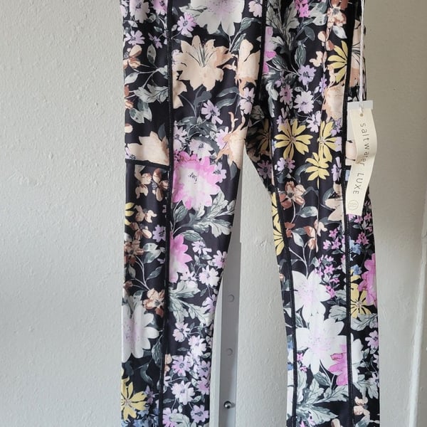 Saltwater Luxe Floral Print Leggings Size S