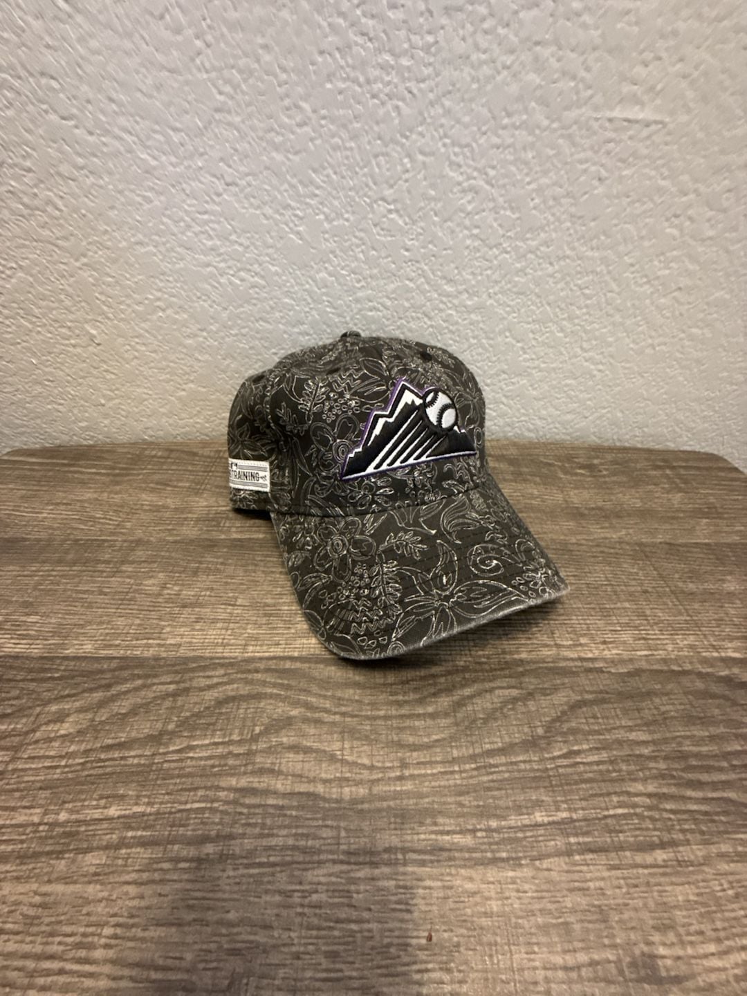 Colorado Rockies MLB Floral Print Spring Training Baseball Cap 2