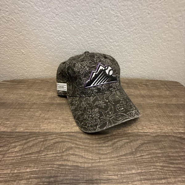 Colorado Rockies MLB Floral Print Spring Training Baseball Cap