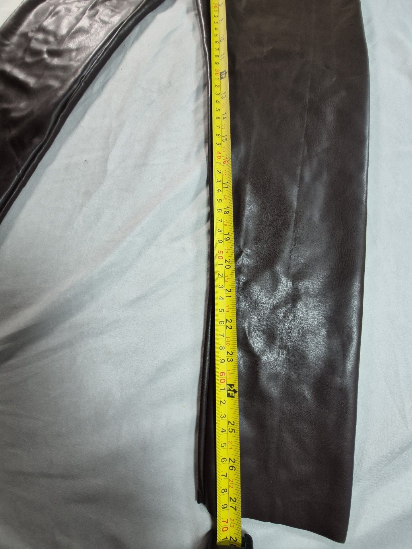 Joie Faux Leather Leggings chocolate Brown Size L/G 6