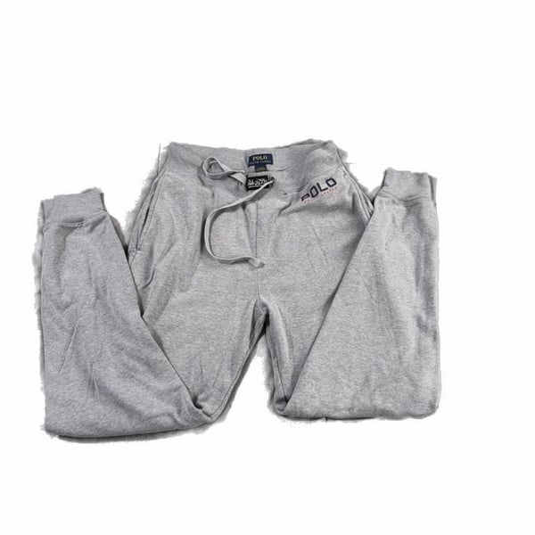 Polo Ralph Lauren Men's Gray Logo Sleepwear Jogger Sweatpants Size M
