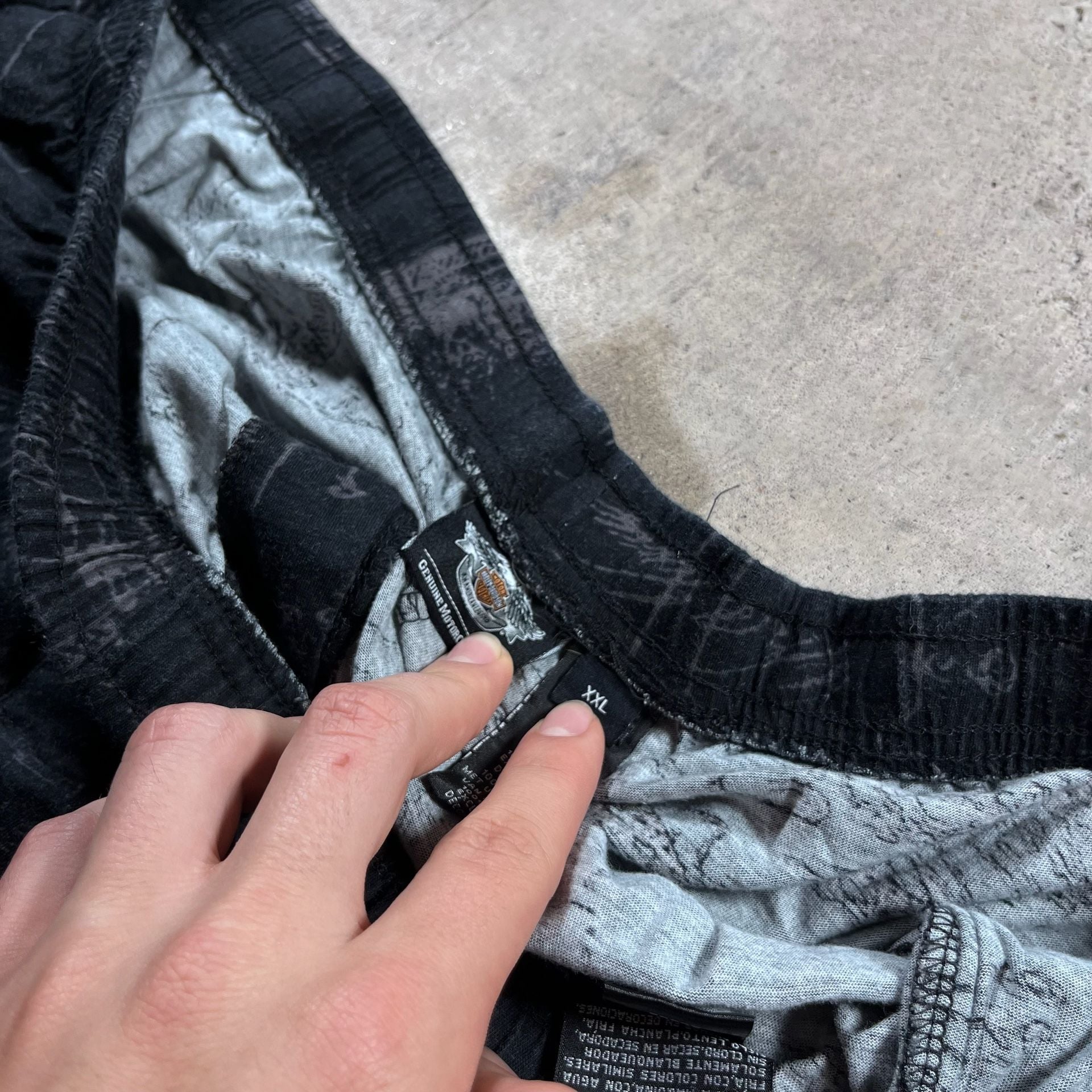 Harley-Davidson Baggy y2k Men's XXL Graphic Print Lounge Pajama Pants 3
