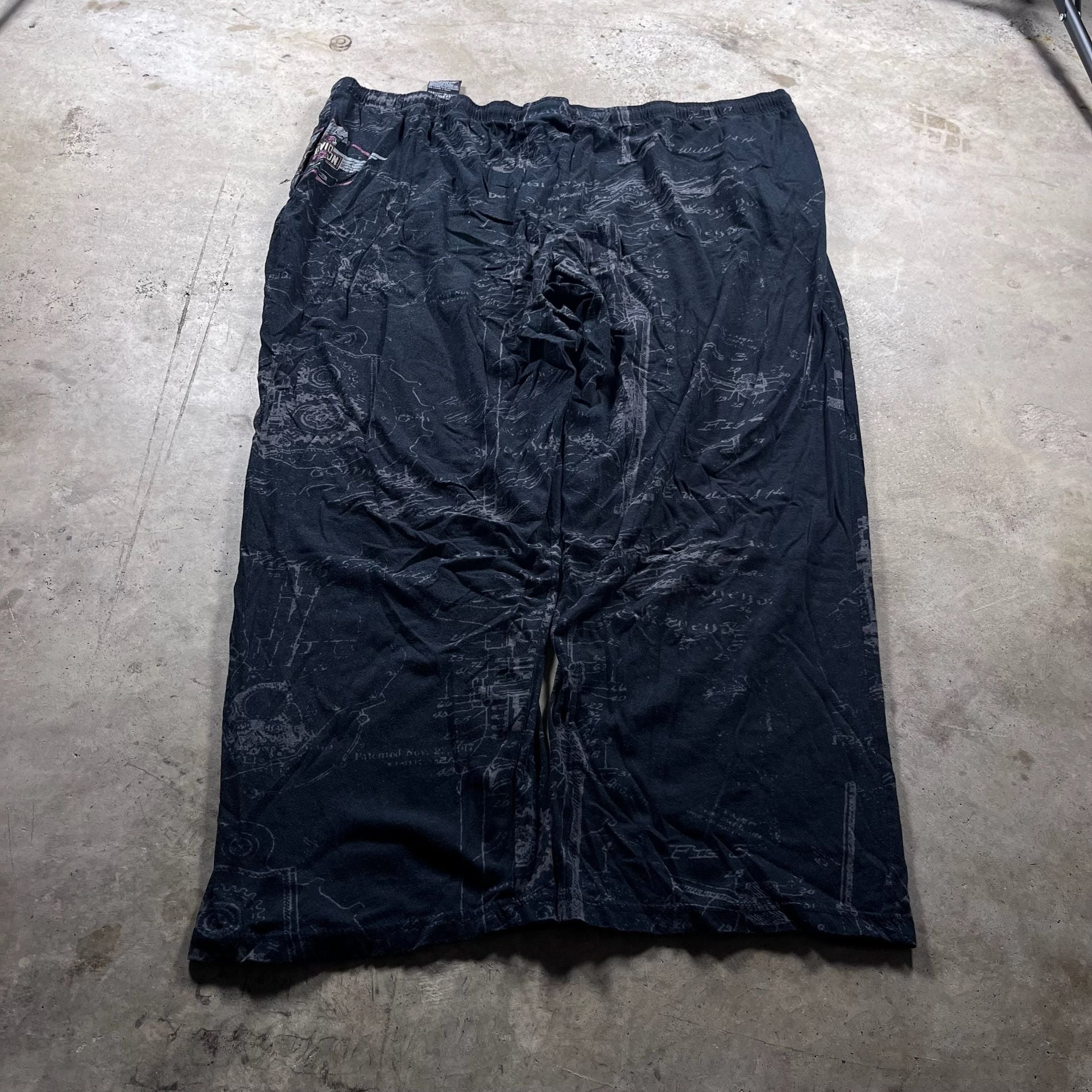 Harley-Davidson Baggy y2k Men's XXL Graphic Print Lounge Pajama Pants 4