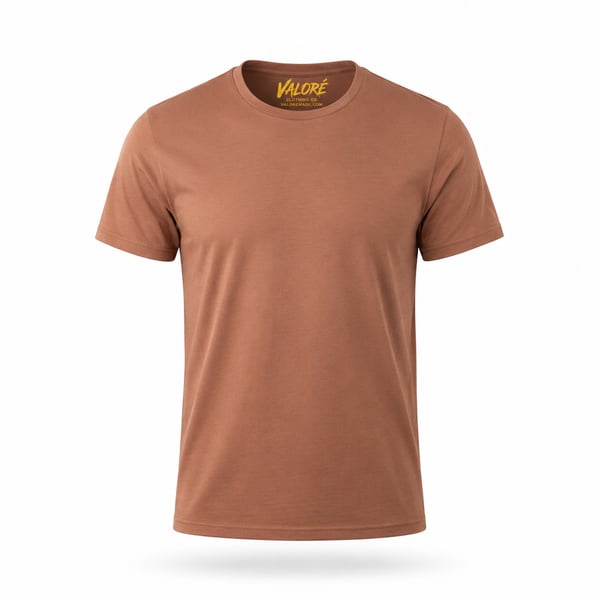 Valoré Clothing Co. Brown Crewneck T-Shirt