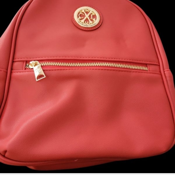 CXL by Christian Lacroix Fine Caviar Red Backpack