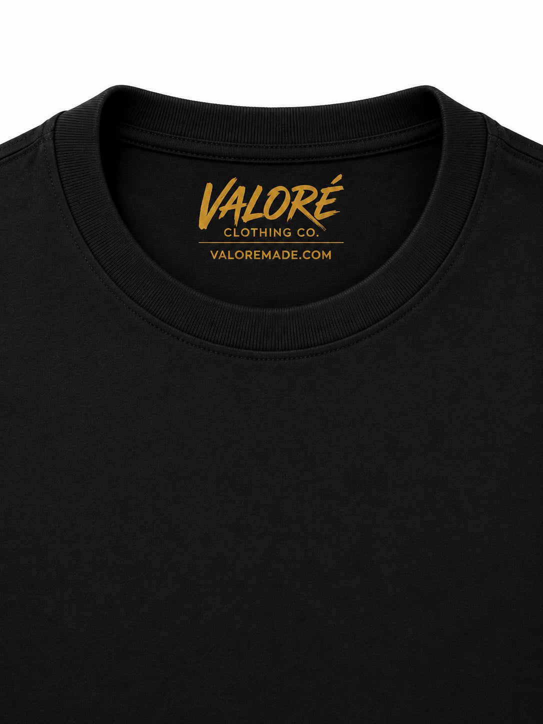 Valoré Clothing Co. Black Crewneck T-Shirt 3
