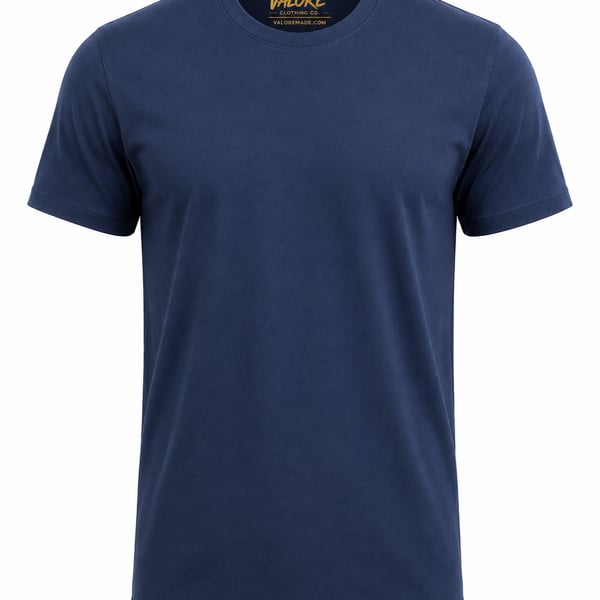 Valore Clothing Co. Navy Blue Crewneck T-Shirt
