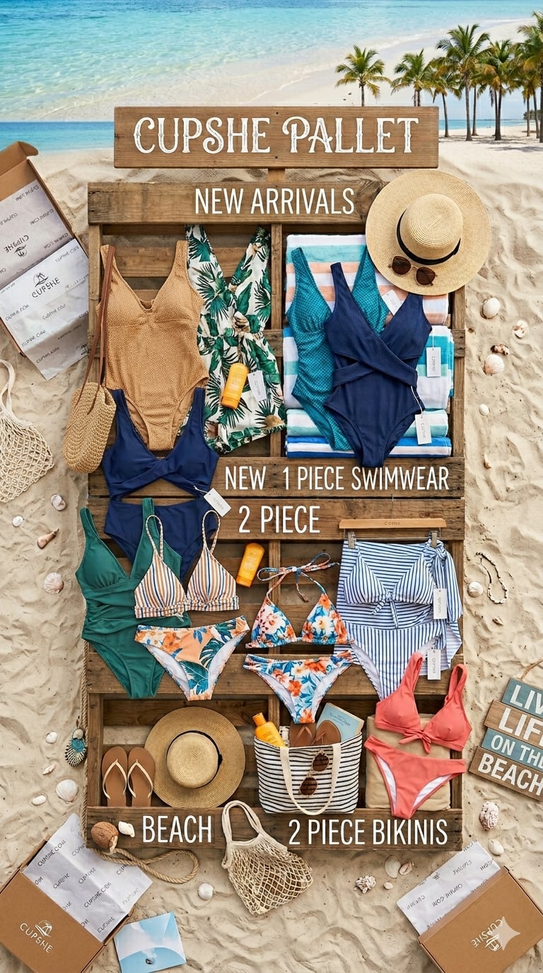 Cupshe Women's Assorted Swimwear Lot - Various Styles and Sizes Bikini 1