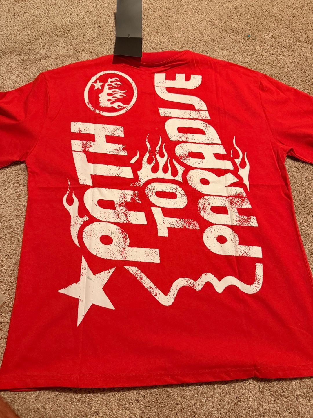 Hellstar Path To Paradise Graphic T-Shirt Red 3