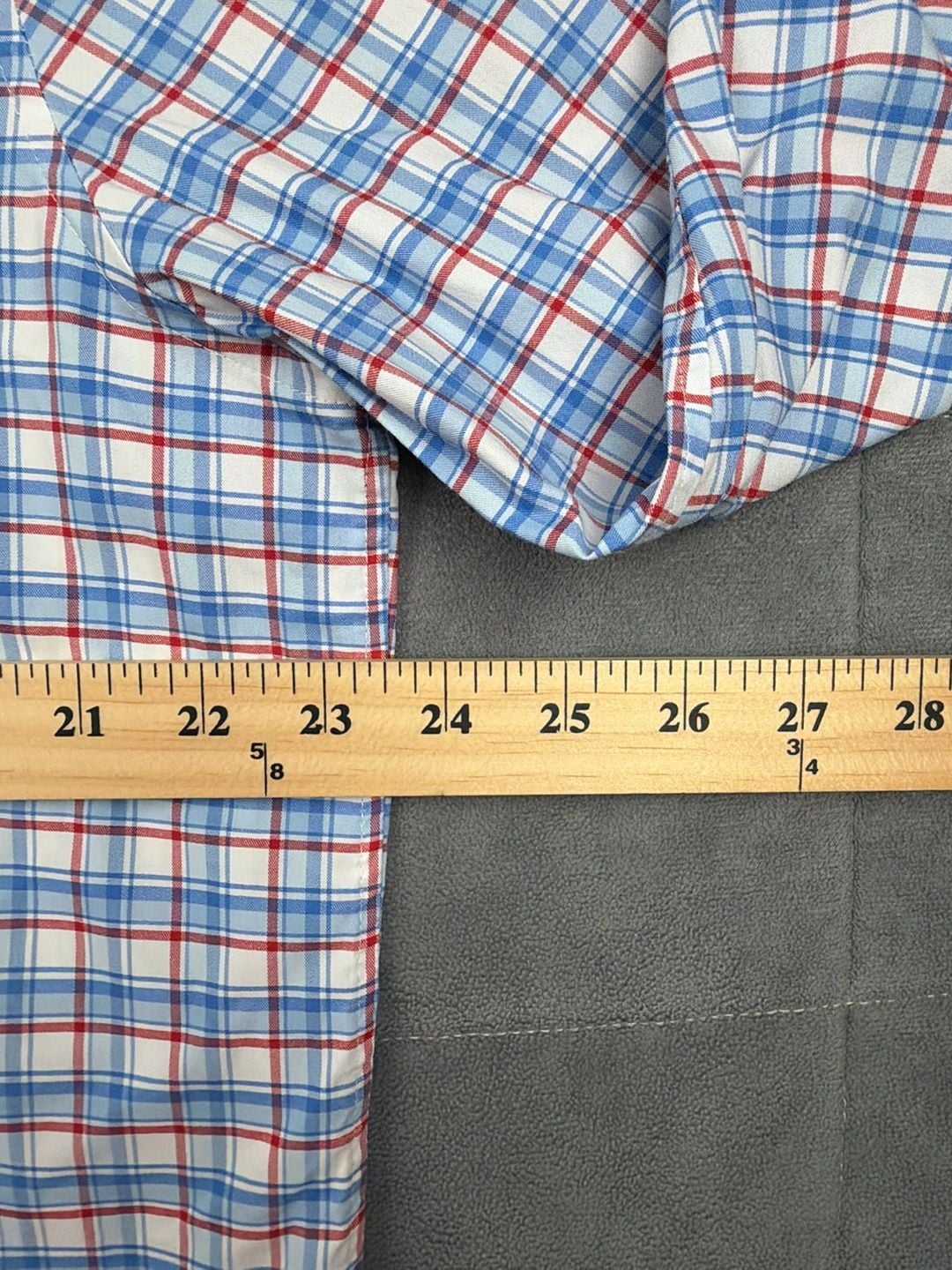 Vineyard Vines On-The-Go Performance OTG Brrr Plaid Button Down Shirt Size L 7