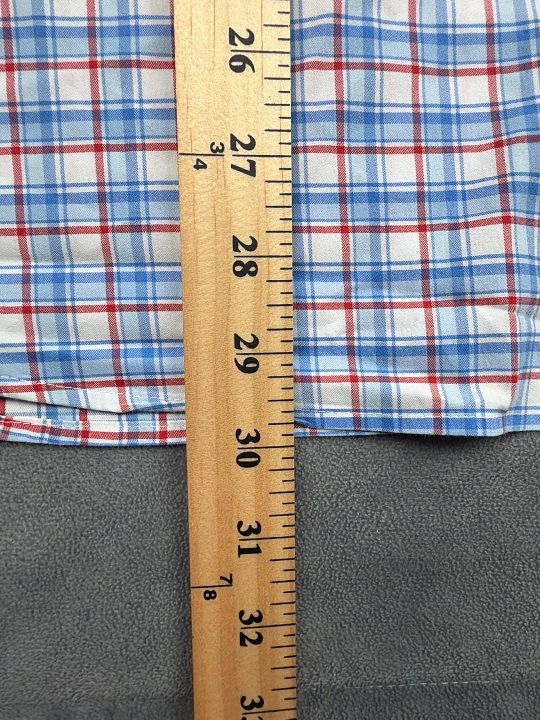 Vineyard Vines On-The-Go Performance OTG Brrr Plaid Button Down Shirt Size L 9