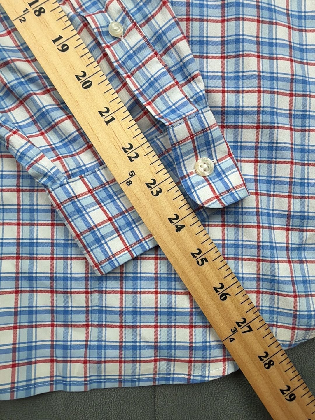 Vineyard Vines On-The-Go Performance OTG Brrr Plaid Button Down Shirt Size L 11