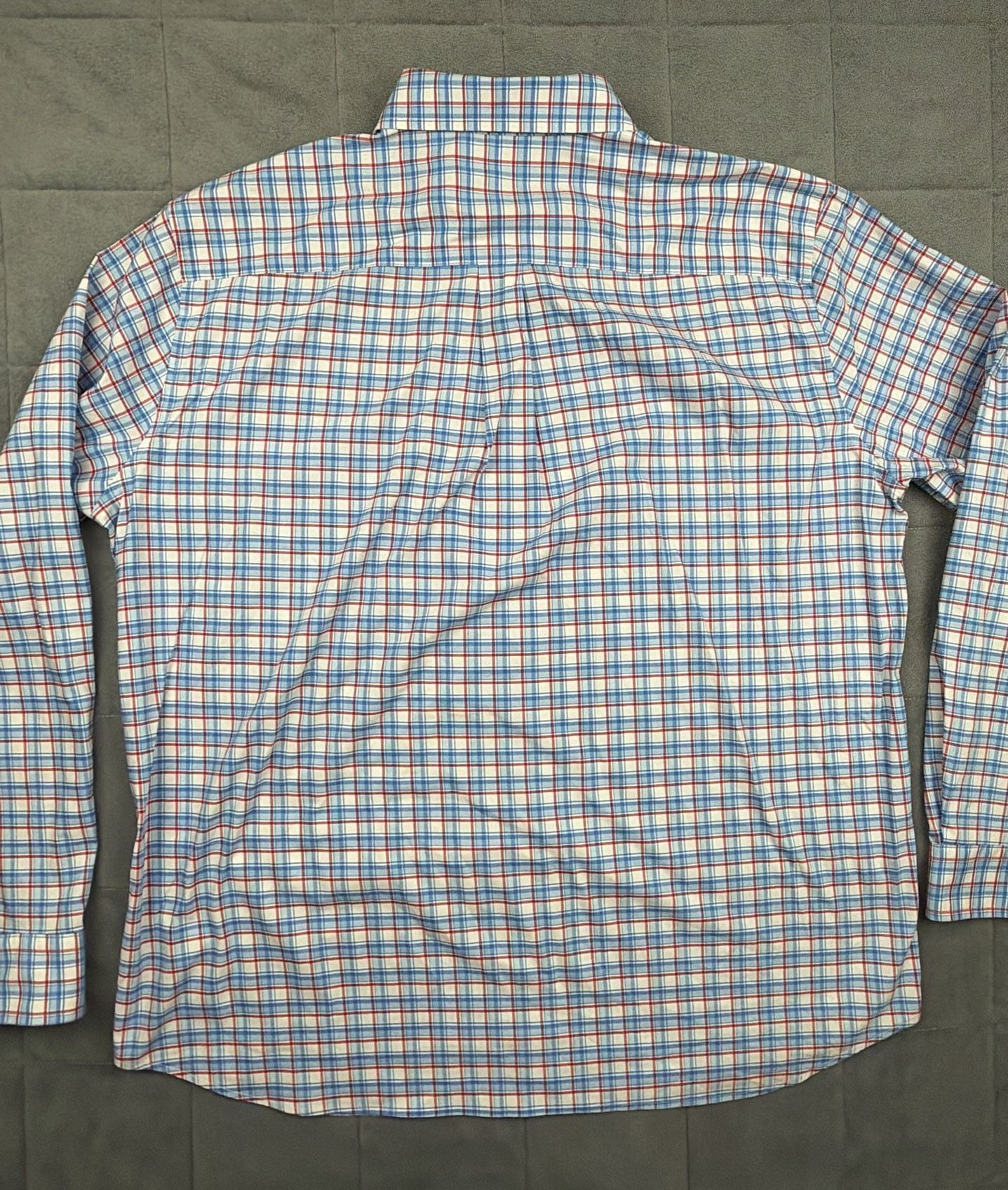 Vineyard Vines On-The-Go Performance OTG Brrr Plaid Button Down Shirt Size L 14