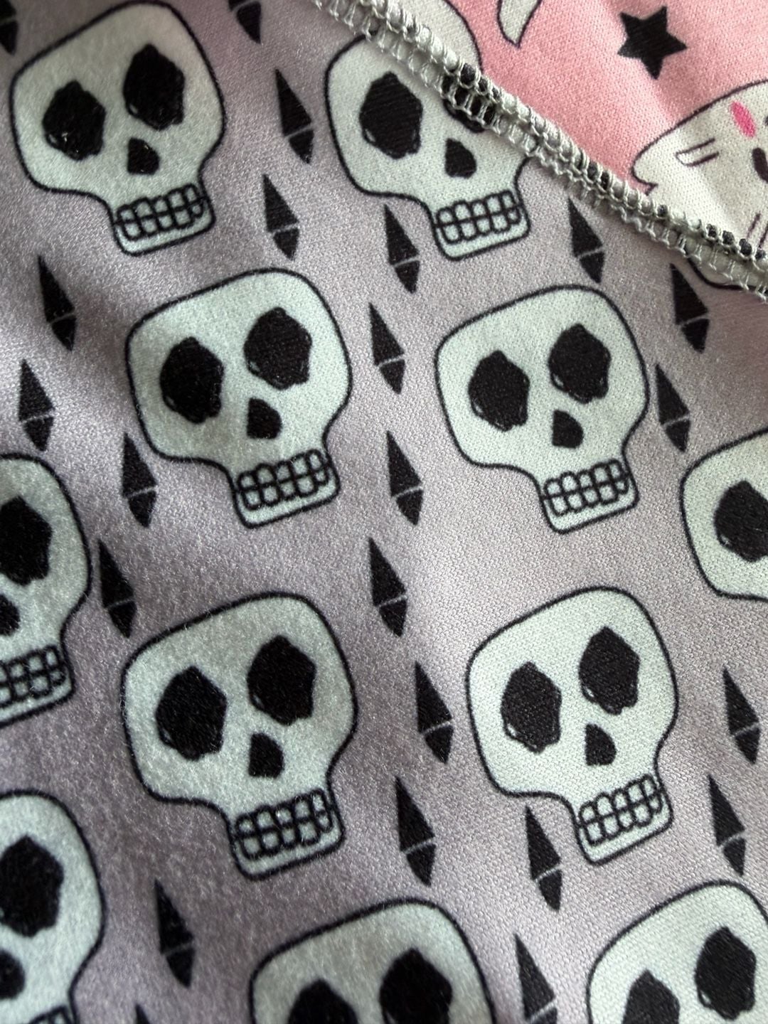 2 Pack Halloween Pet Bandana Scarf for Puppy Cat Ghost Skull Print 3