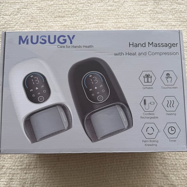 Medcursor Hand Massager with Heat and Compression white MD-HM01 - ,