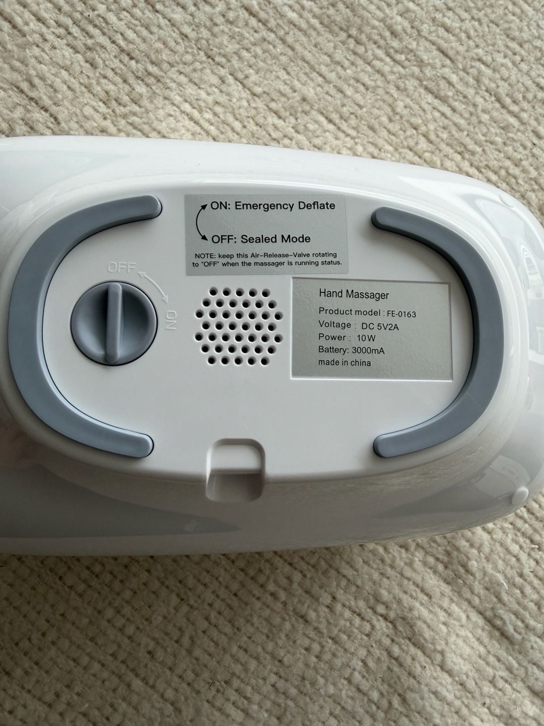 Medcursor Hand Massager with Heat and Compression white MD-HM01 - , 7