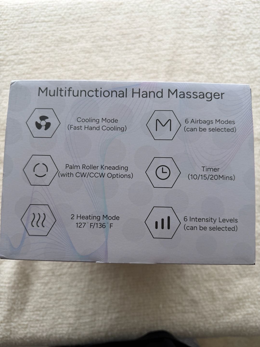 Medcursor Hand Massager with Heat and Compression white MD-HM01 - , 14