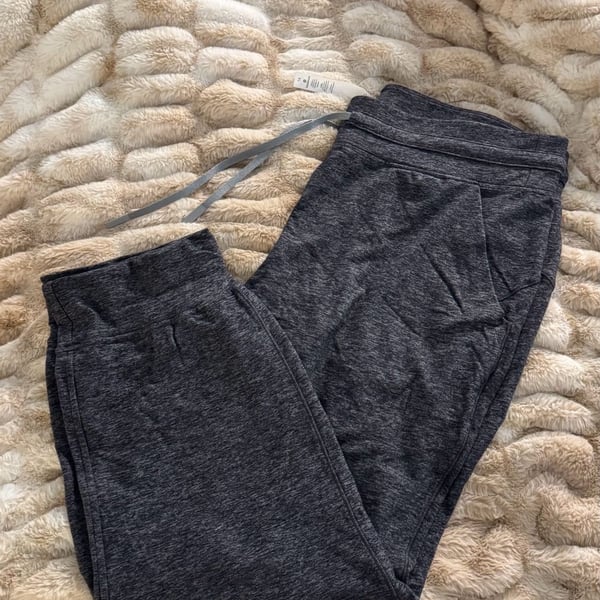 Lululemon Jogger Pants Size 14 Grey Heathered Athletic