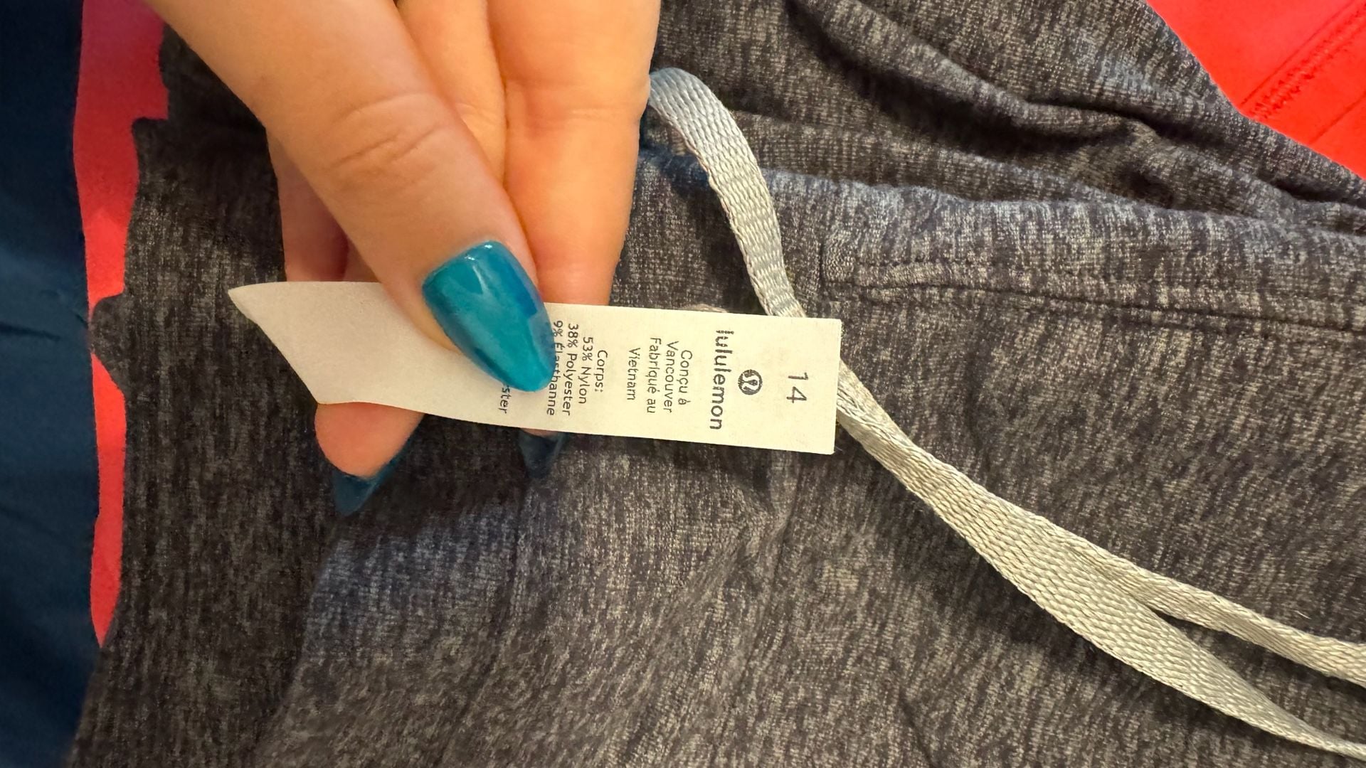 Lululemon Jogger Pants Size 14 Grey Heathered Athletic 2