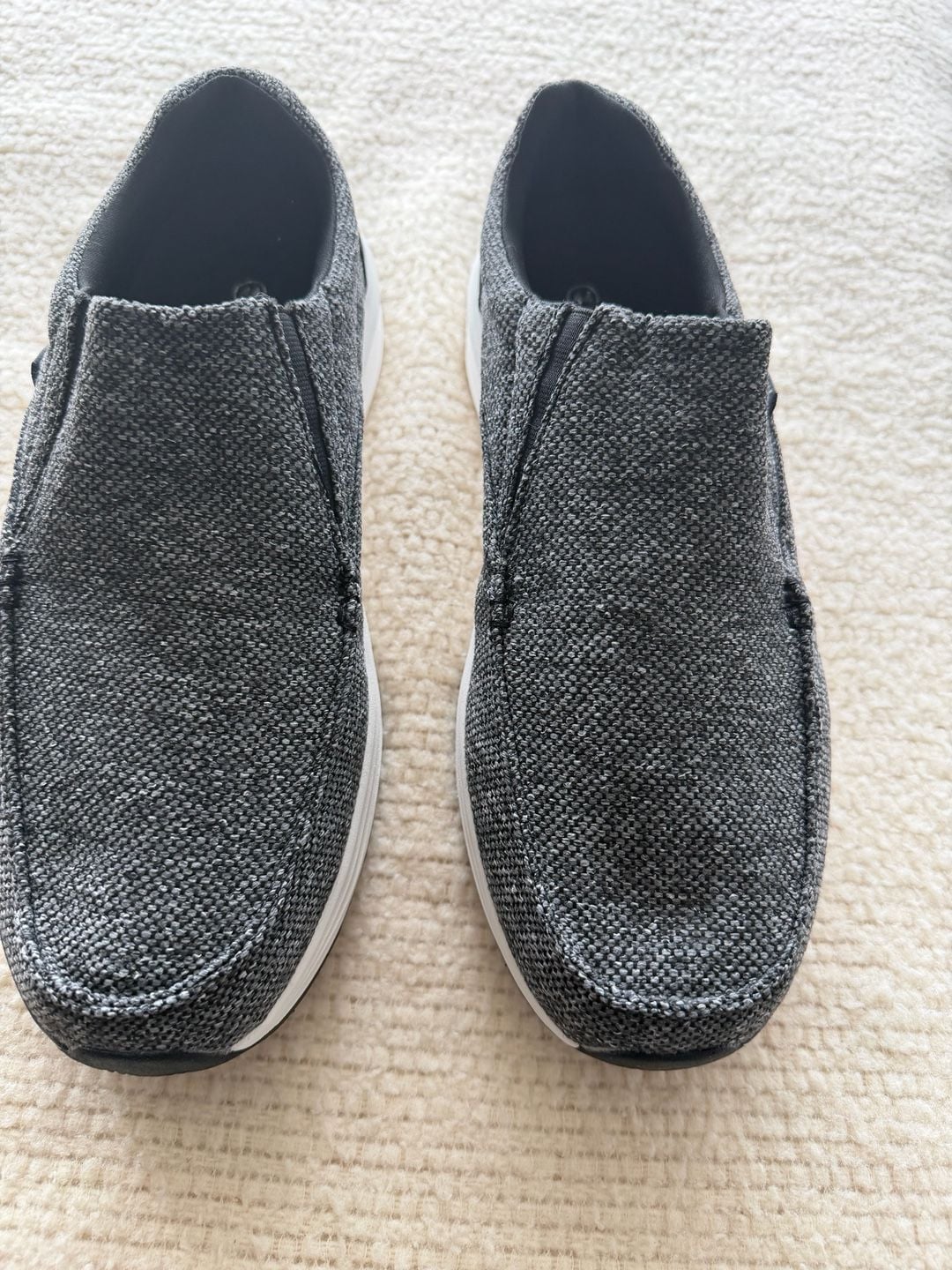 Xpacs Size 11 Gray Knit Slip-On Walking Shoes 8