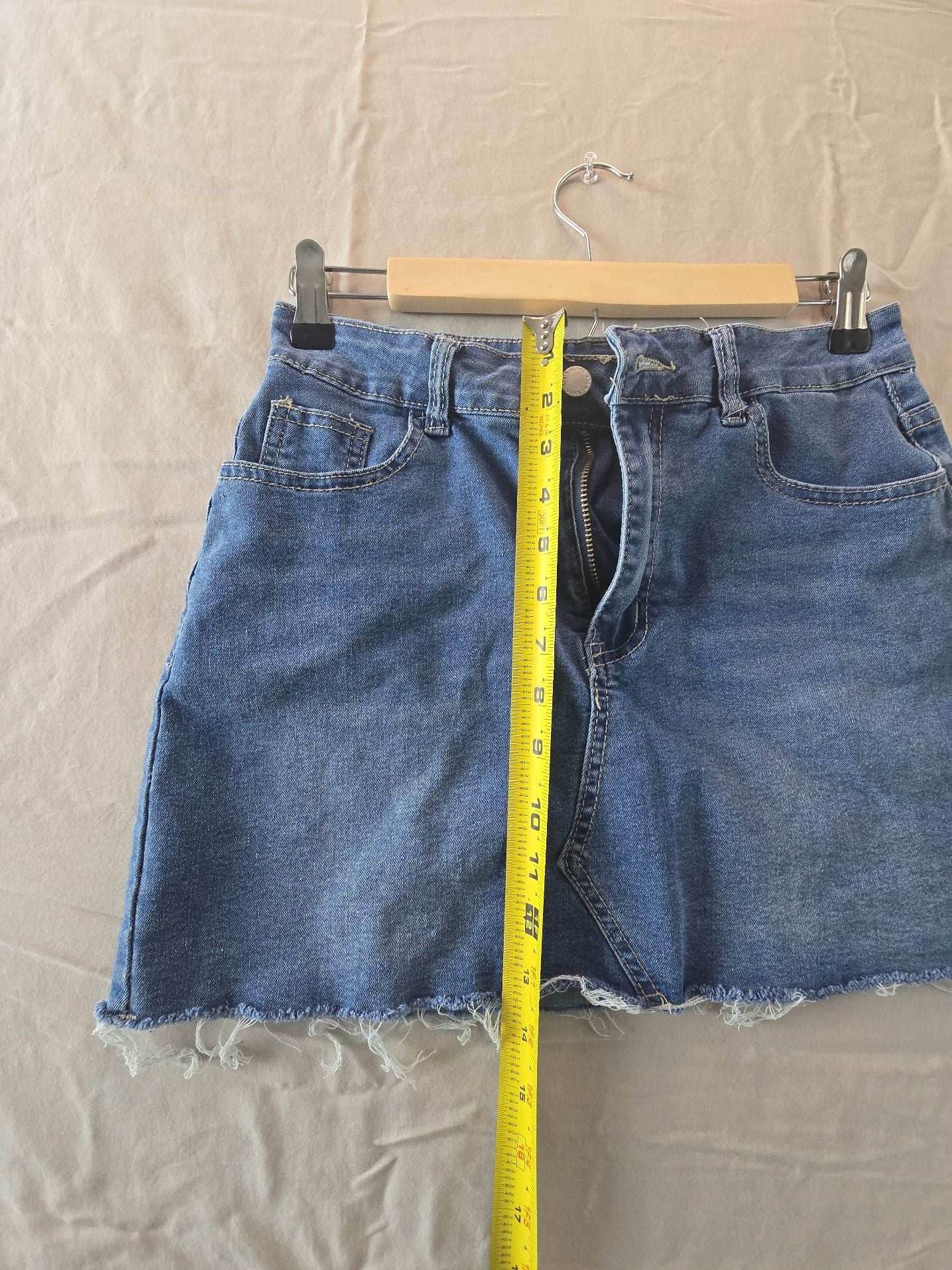 SHEIN Jeans Denim Mini Skirt Size US 6 10