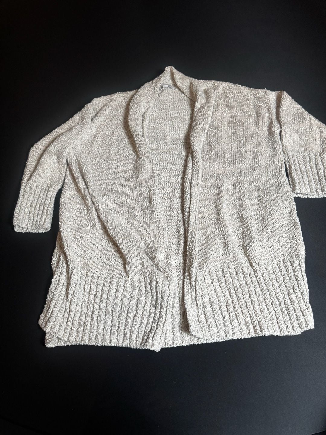 Barefoot Dreams CozyChic Open Front Cardigan Size L/XL 2