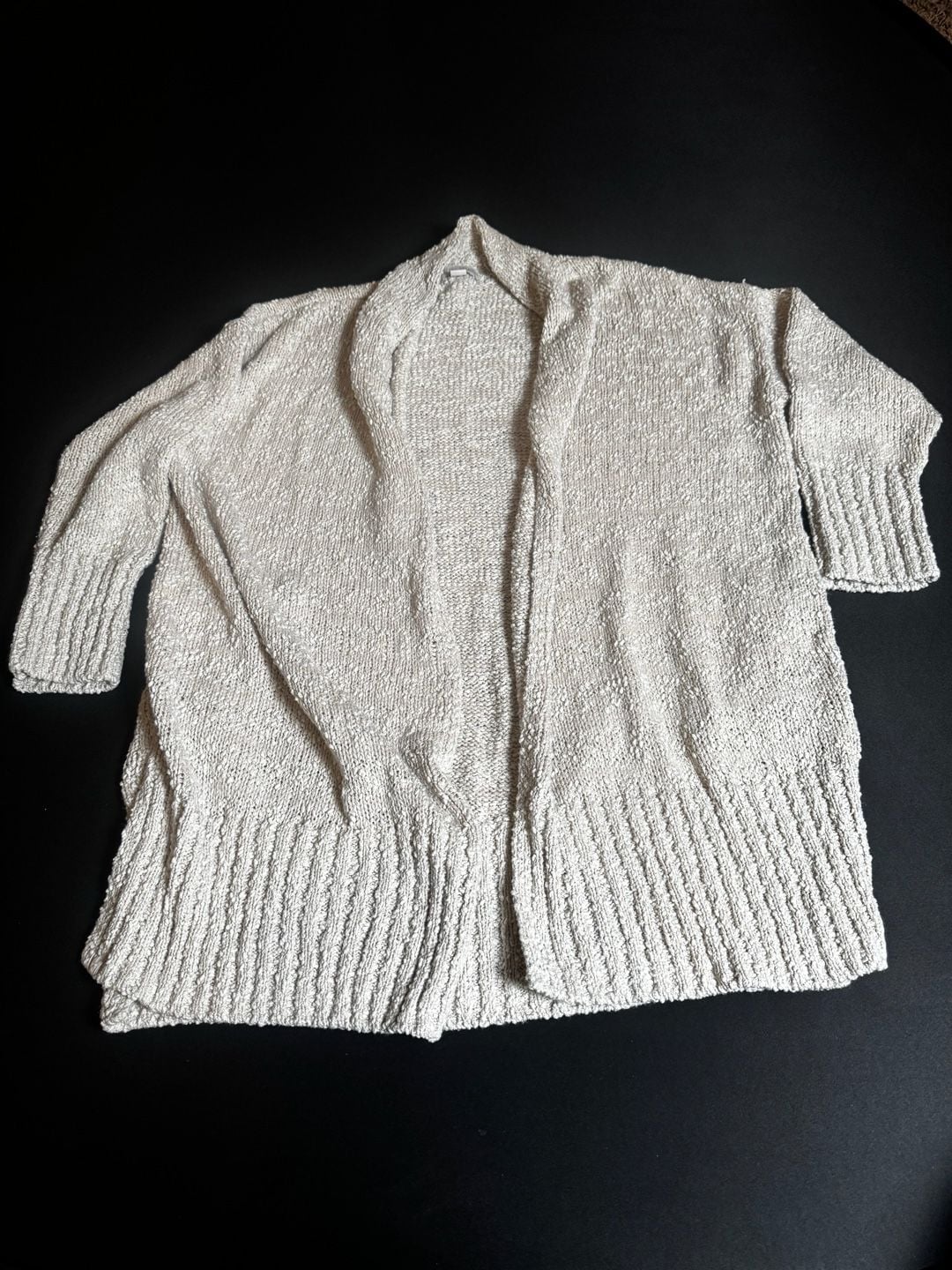 Barefoot Dreams CozyChic Open Front Cardigan Size L/XL 3