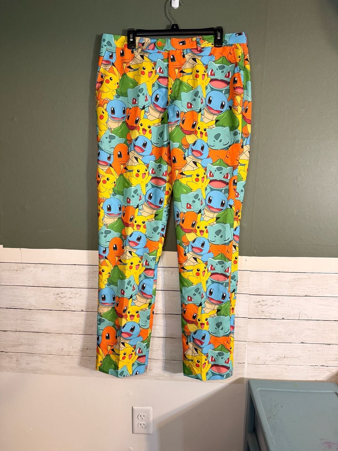 OppoSuits Pokemon Character Print Dress Pants US 46 1