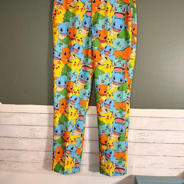 OppoSuits Pokemon Character Print Dress Pants US 46