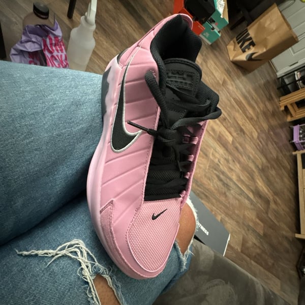 Nike LeBron Witness 9 "Elemental Pink/Pink/Pink Foam/Black" Grade School Boys' Basketball Shoe