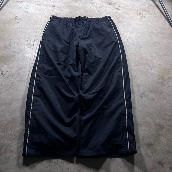 Baggy Tek Gear sweat pants Men's Black Athletic Wind Pants Size XXL