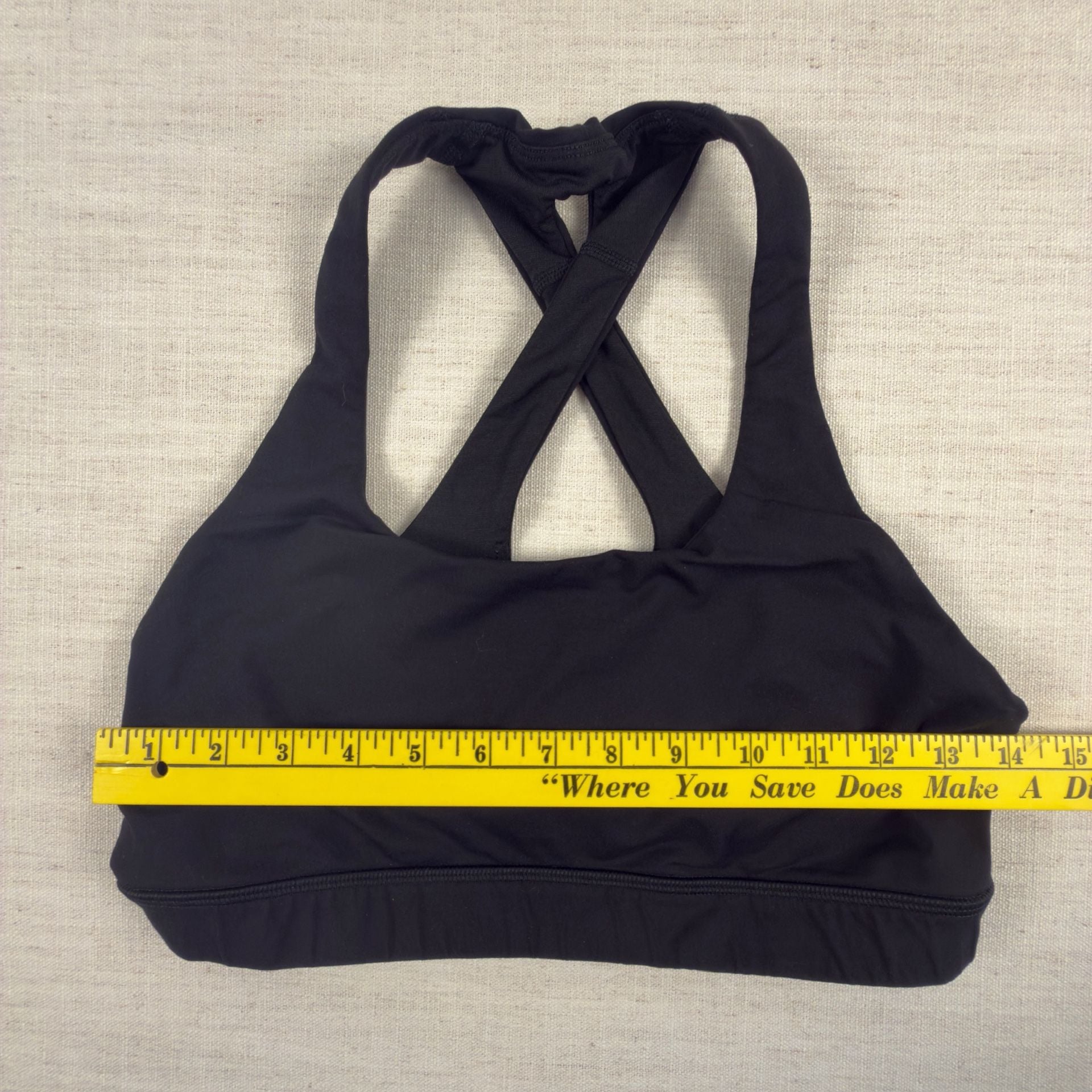 Lululemon Black Cross-Back Sports Bra 3