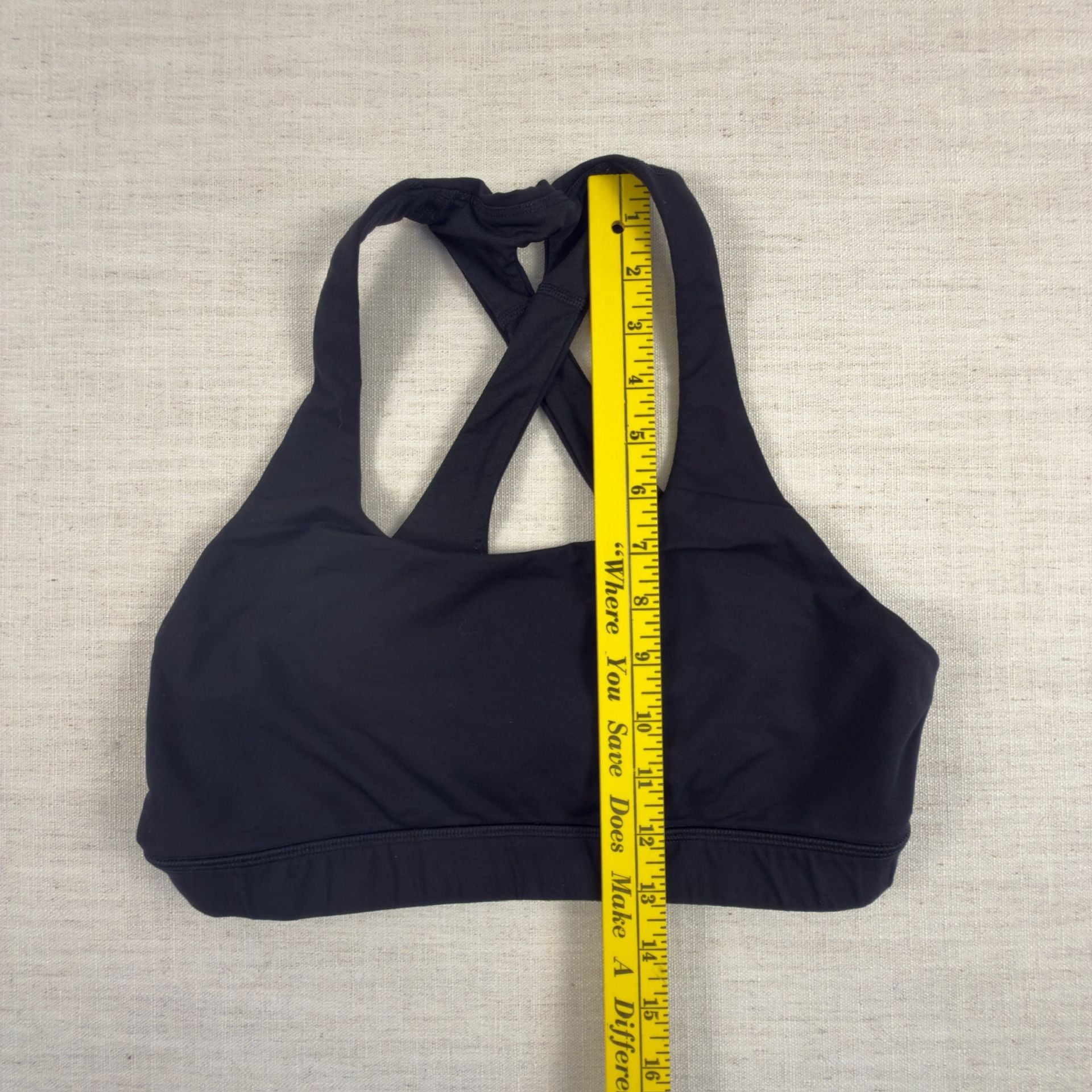 Lululemon Black Cross-Back Sports Bra 4
