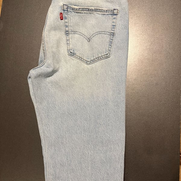Levi's 511 Slim Fit Jeans 36x30 Distressed Sashiko Patchwork Big E 