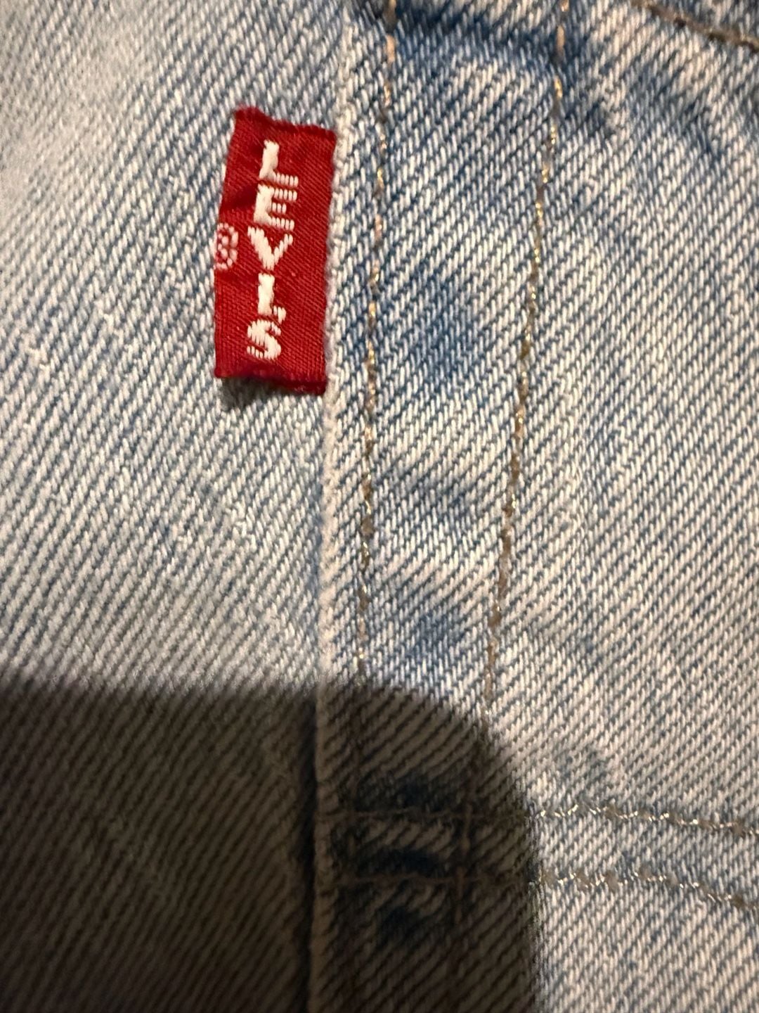 Levi's 511 Slim Fit Jeans 36x30 Distressed Sashiko Patchwork Big E 5